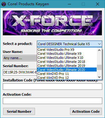 Corel Products Keygen 2021 X-FORCE V2 (图1)