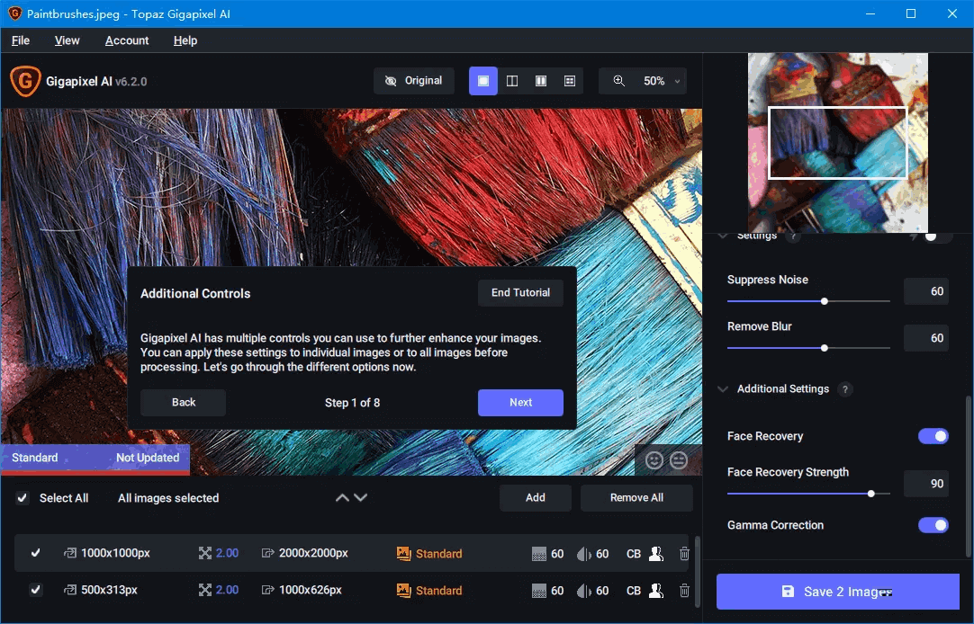 Topaz Gigapixel AI_v6.2.0 / 5.8 破解便携版 (图3)
