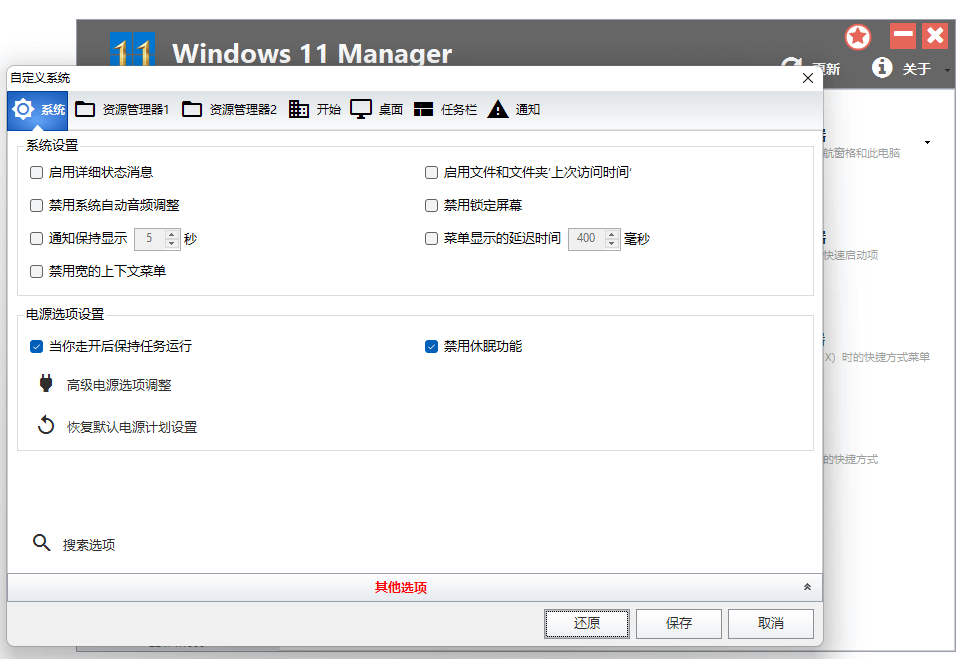 Windows 11 Manager_v1.1.5.0_中文破解版 (图5)