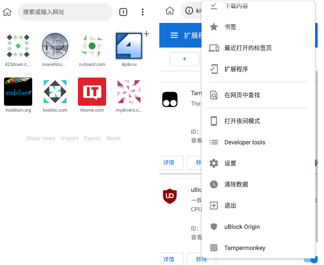 Kiwi浏览器APP_v116.0.5845.54_官方正式版