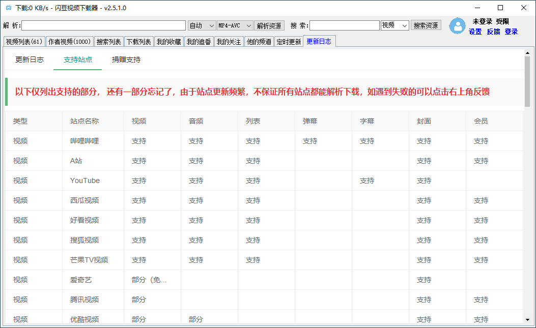 闪豆视频下载器(多平台视频批量下载器)v3.7.0(图1)